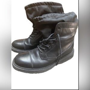 Black Prada Combat Boots M6 L8